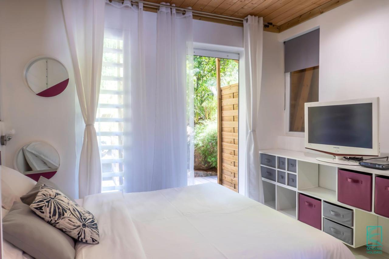 Magnifique Et Spacieux T2 Proche De La Plage - La Kiss House Lägenhet Deshaies Exteriör bild